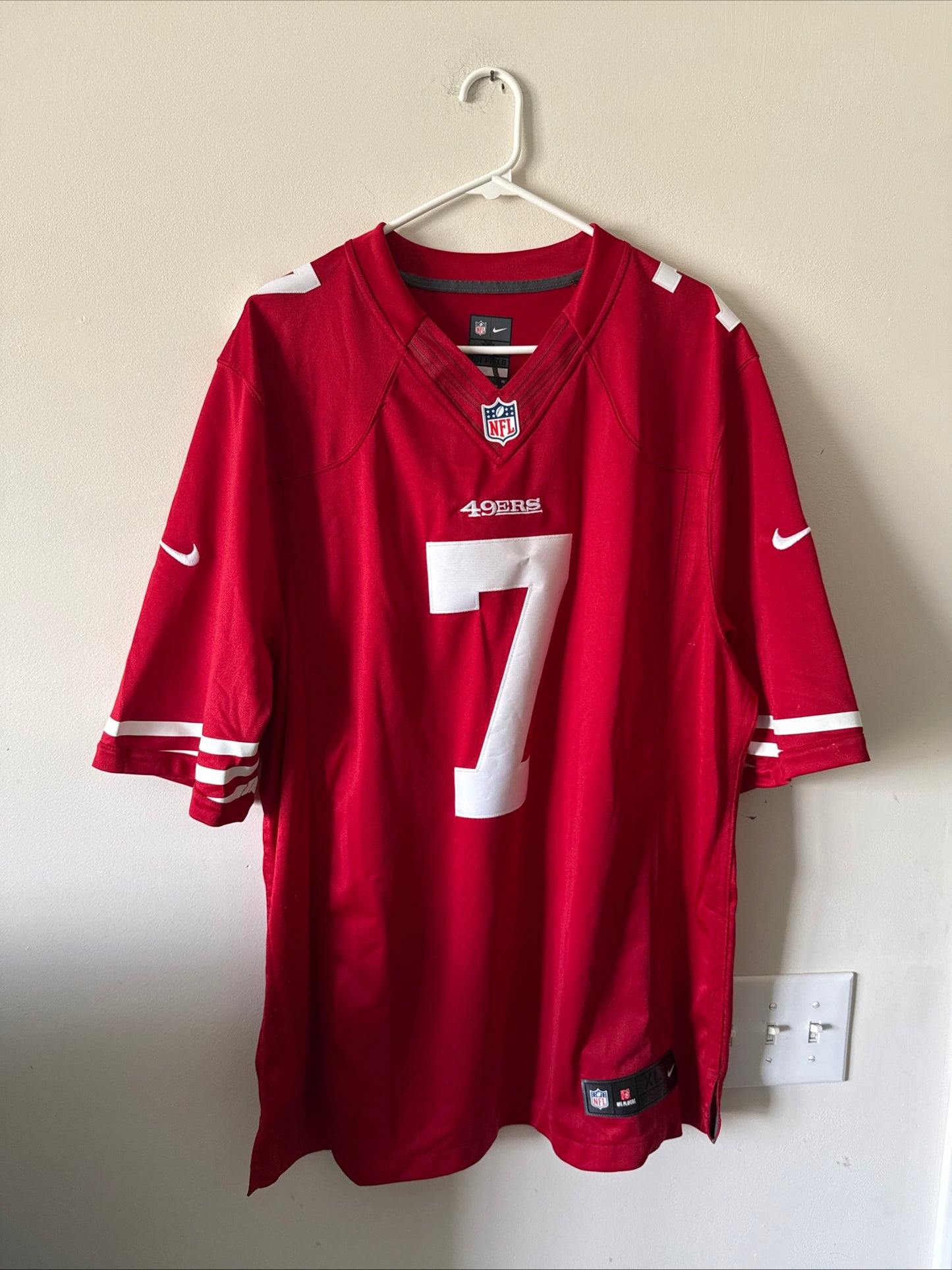 Men’s Nike Colin Kaepernick #7 SF 49ers Limited NFL Jersey Sz XL - Red RARE