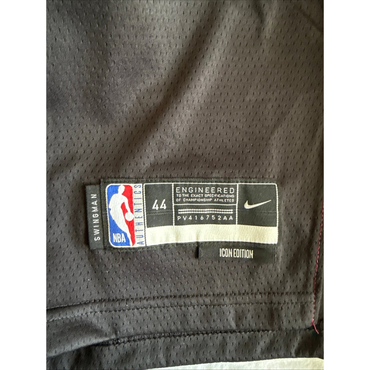 Men’s Nike Miami Heat Jaime Jaquez Jr #11 Nike Jersey Icon Edition Sz 44 - NWT