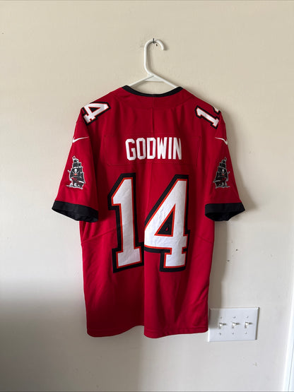 Men's Nike Chris Godwin #14 Tampa Bay Buccaneers Vapor Lmtd Jersey Sz M - RARE