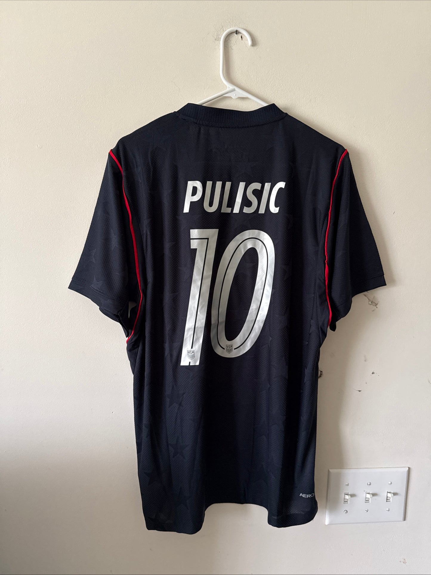 Men’s Nike Christian Pulisic #10 USMNT 2026 Away Authentic Jersey Sz 2XL - RARE