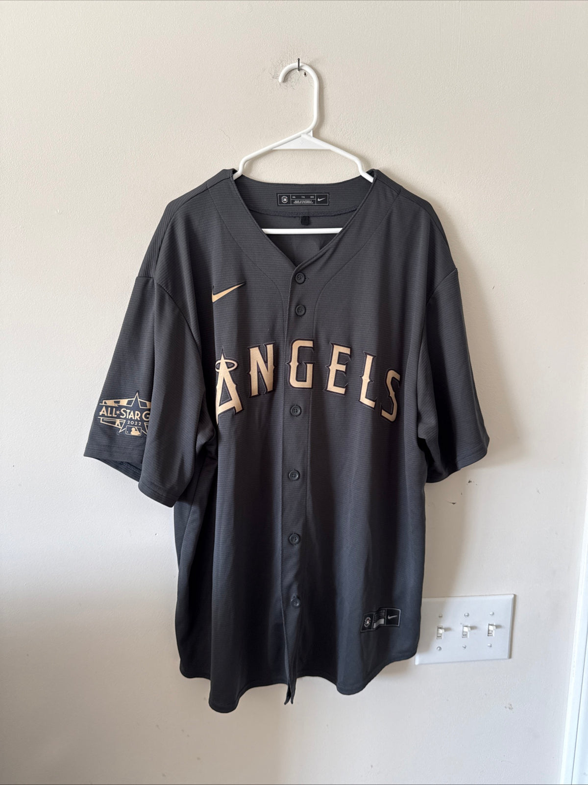 Men's Nike Mike Trout #27 LA Angels 2022 MLB All Star Game Jersey Sz 2XL - RARE