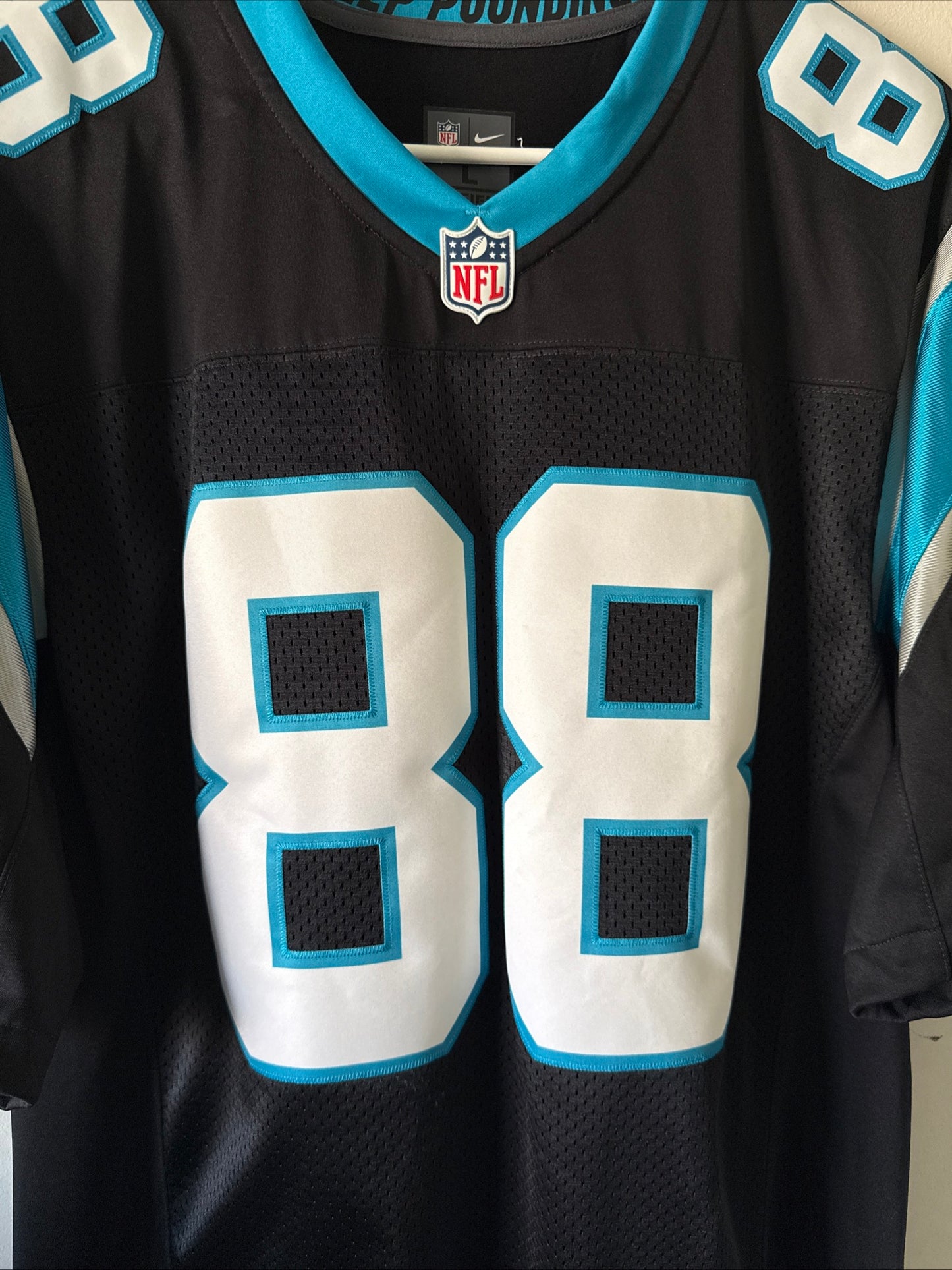 Men's Nike Greg Olsen #88 Carolina Panthers Limited NFL Jersey Sz L - Black RARE