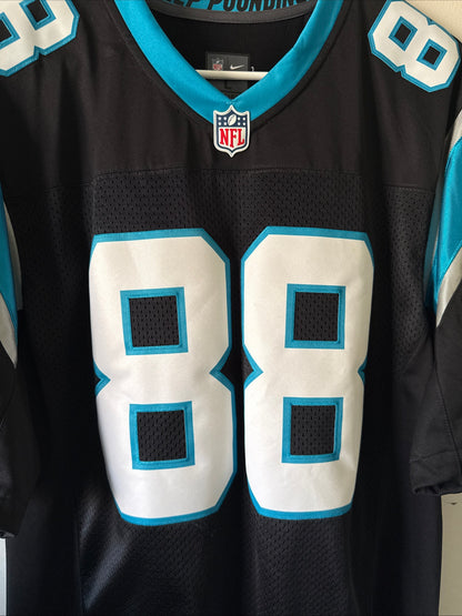 Men's Nike Greg Olsen #88 Carolina Panthers Limited NFL Jersey Sz L - Black RARE