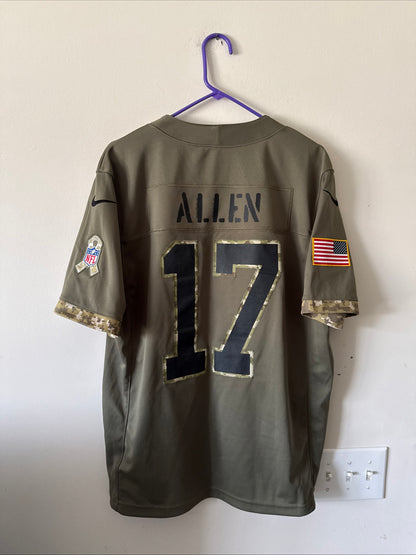 Men's Nike Josh Allen #17 Buffalo Bills Salute To Service Lmtd Jersey Sz L RARE