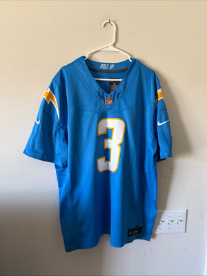 Men's Nike Derwin James Jr. #3 LA Chargers Vapor Lmtd NFL Jersey Sz XL - RARE