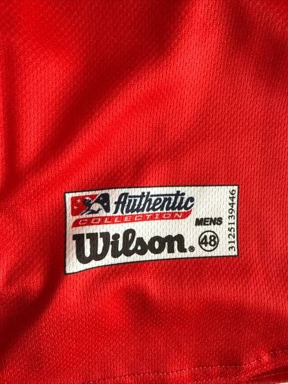 Men’s Wilson Schenider #21 Jacksonville Jumbo Shrimp (Marlins) Jersey Sz 48 RARE