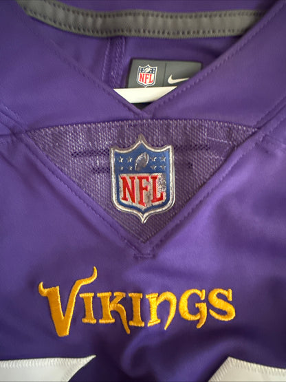Men’s Nike Stefon Diggs #14 Autographed Vikings Vapor Lmtd Jersey Sz XL - RARE