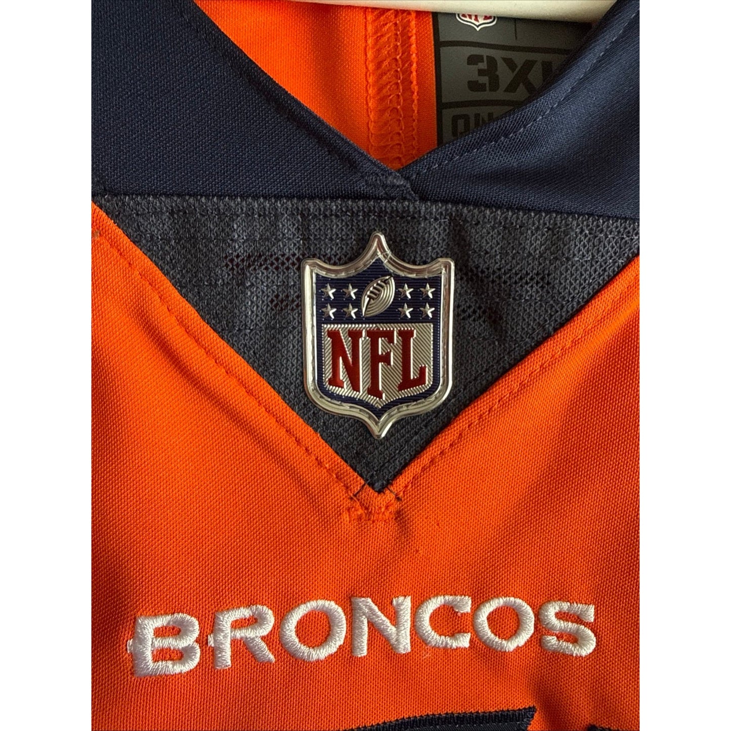 Men’s Nike Justin Simmons #31 Denver Broncos Vapor Limited Jersey Sz 3XL - RARE