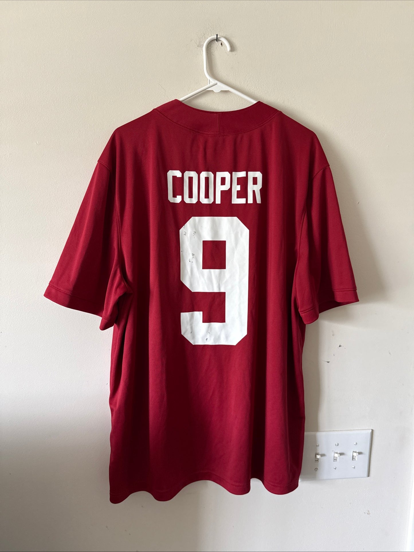 Men's Nike Amari Cooper #9 Alabama Crimson Tide Jersey NCAA Size XL - Maroon