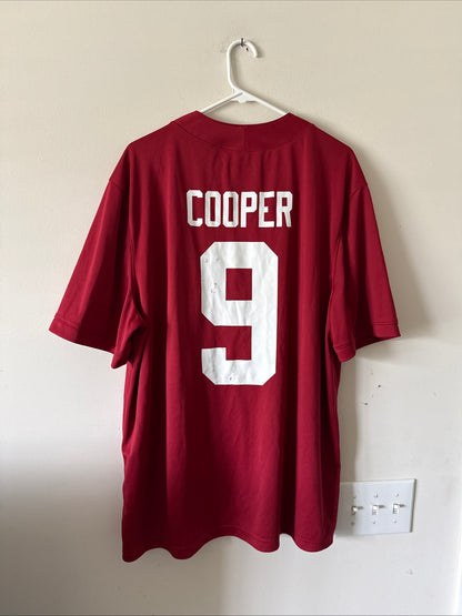 Men's Nike Amari Cooper #9 Alabama Crimson Tide Jersey NCAA Size XL - Maroon