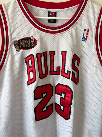 Men’s Nike Michael Jordan #23 97-98 Bulls NBA Finals Authentic Jersey Sz 50 RARE