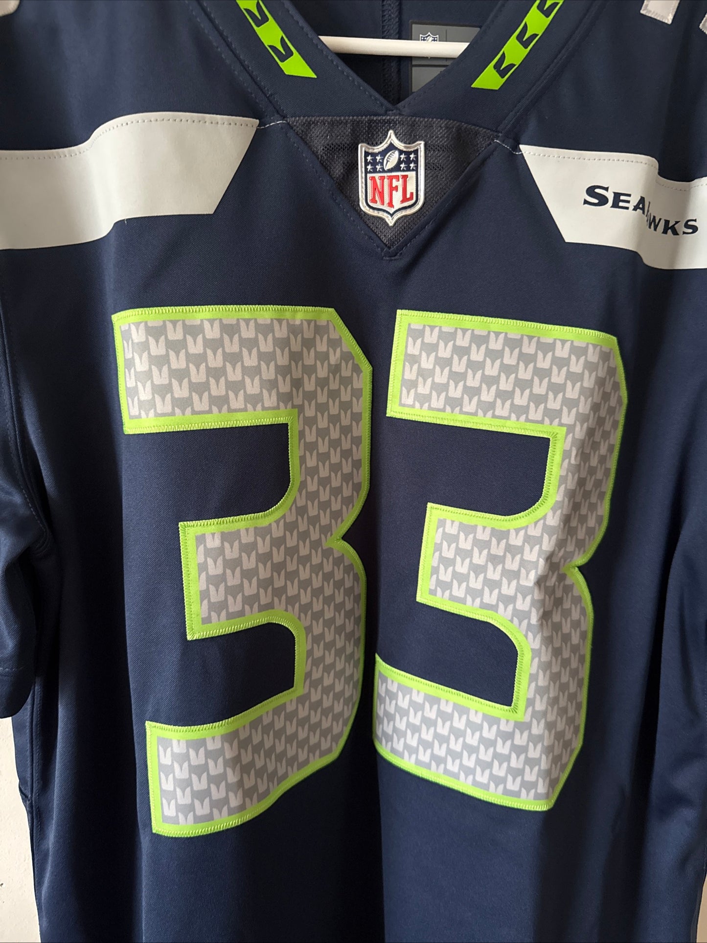 Men's Nike Jamal Adams #33 Seattle Seahawks Vapor Lmtd NFL Jersey Sz L - RARE