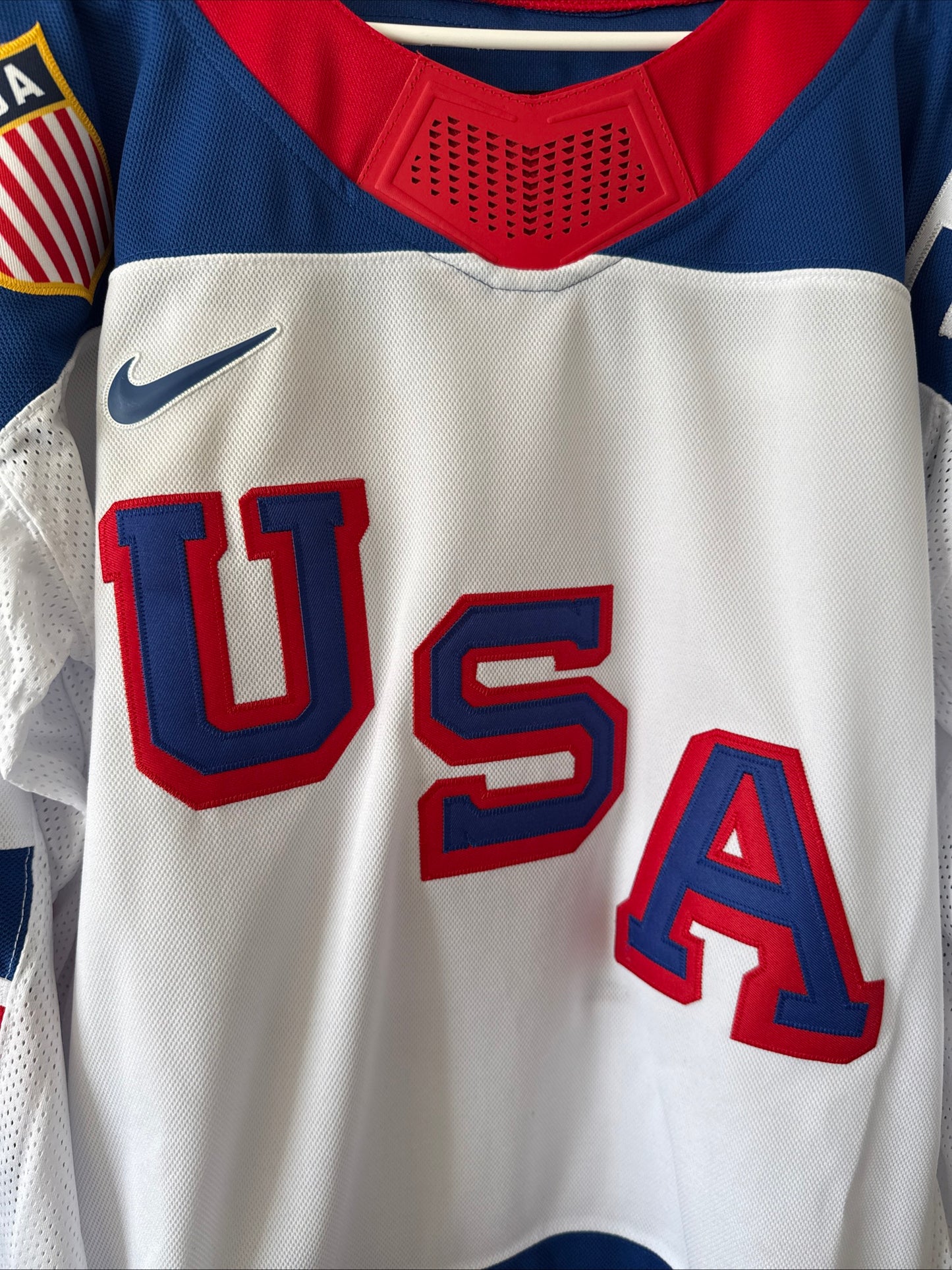 Men’s Nike Matthew Tkachuk #19 Team USA Hockey 2026 Olympics Jersey L White RARE