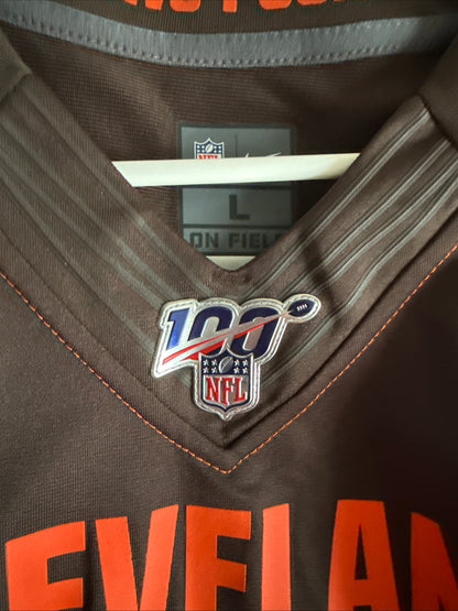 Men’s Nike Baker Mayfield #6  Cleveland Brown NFL 100 Limited Jersey Sz L - RARE