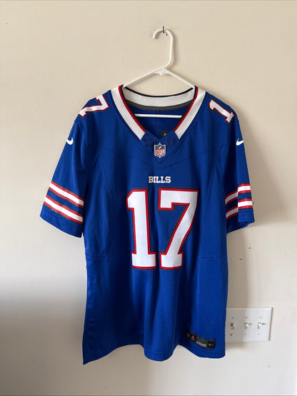 Men's Nike Josh Allen #17 Buffalo Bills Vapor Lmtd NFL Jersey Sz L - Blue RARE