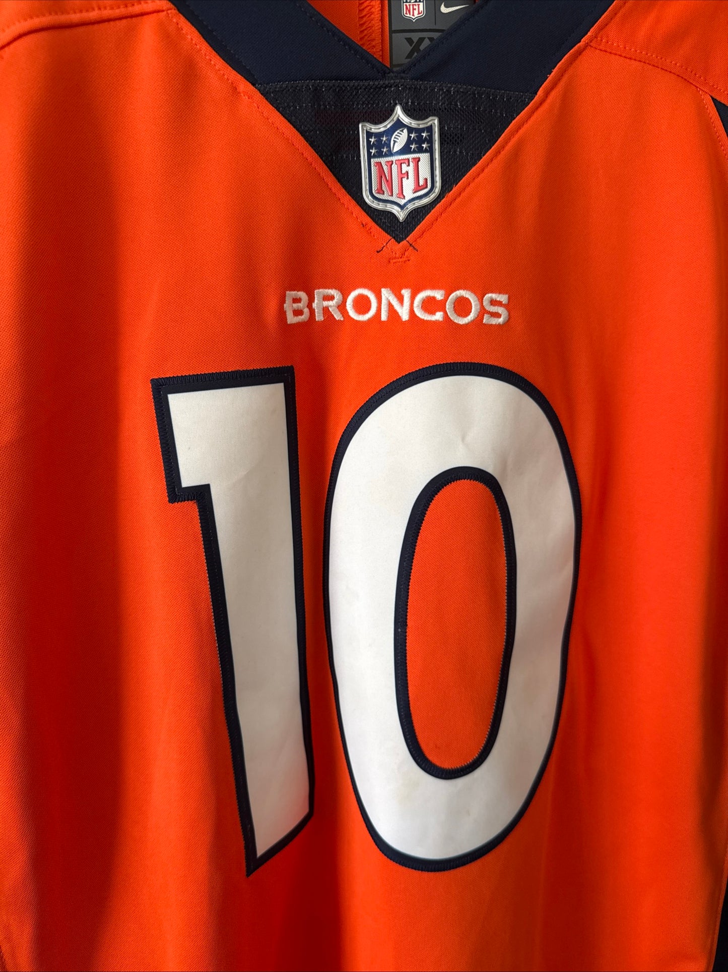 Men’s Nike Emmanuel Sanders #10 Denver Broncos Vapor Lmtd Jersey Sz 2XL - RARE