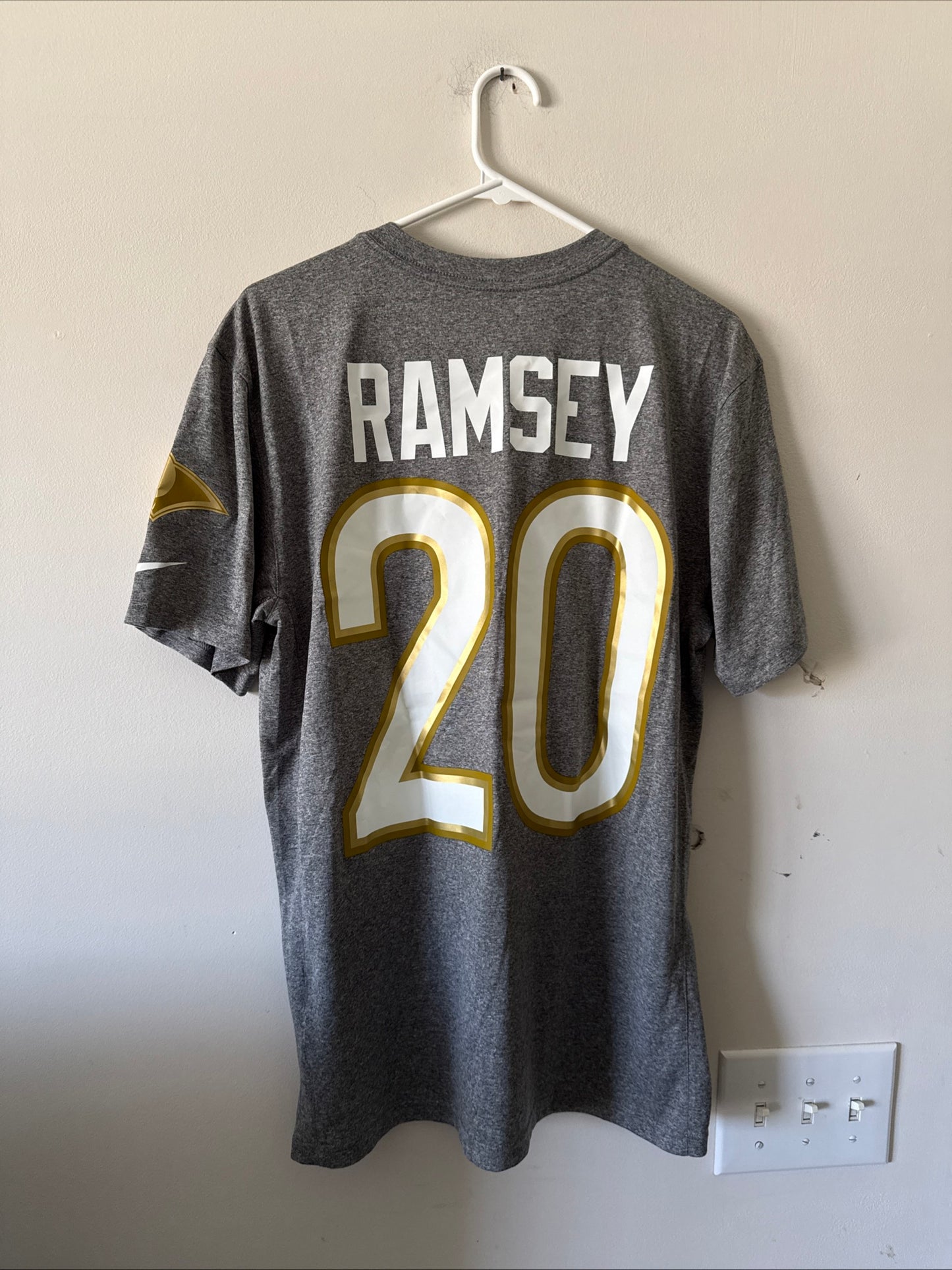 Men’s Nike Jalen Ramsey #20 LA Rams 2019 Pro Bowl Games DriFit Shirt Sz L - RARE
