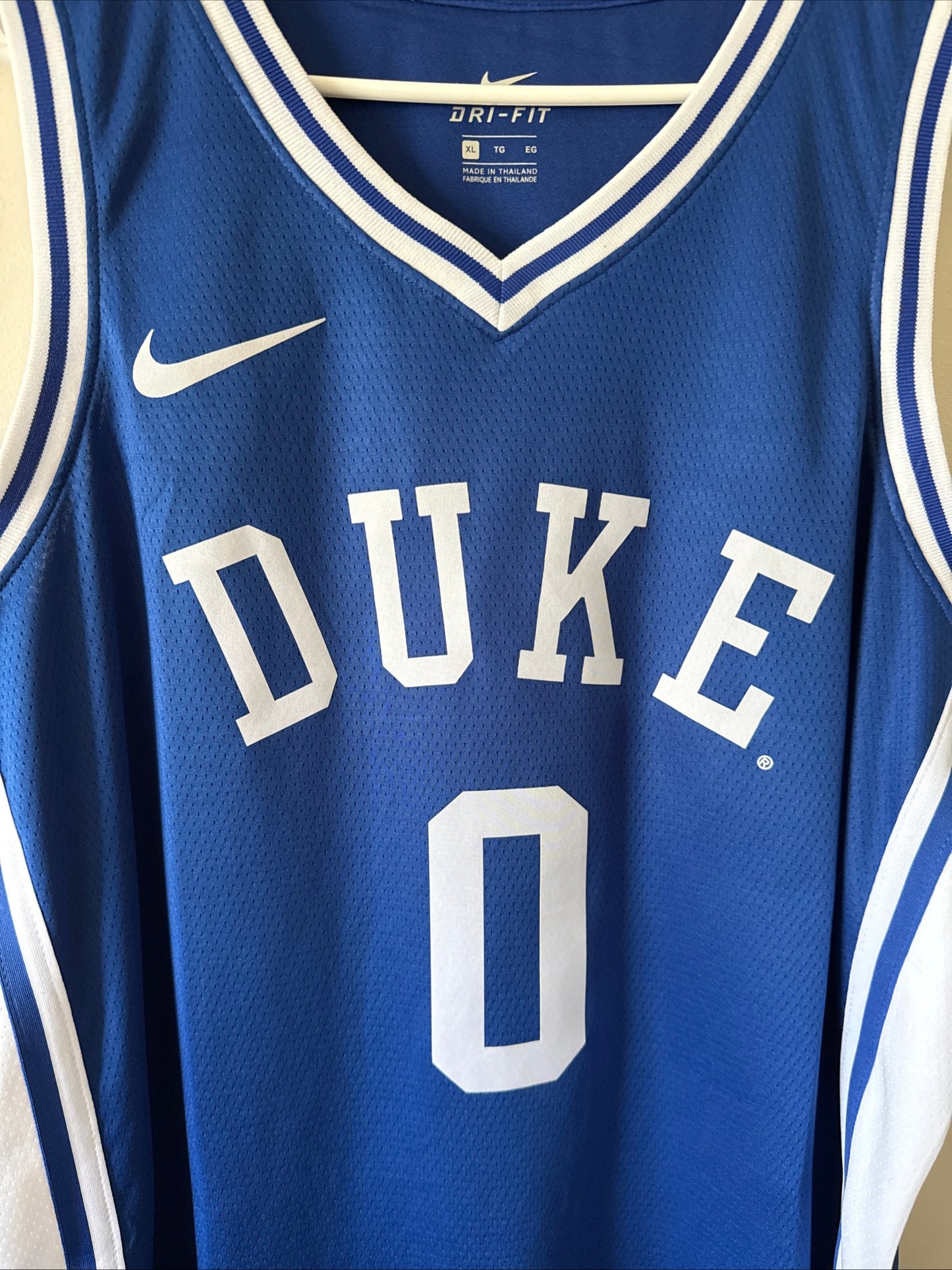 Men's Nike Jayson Tatum #0 Duke Blue Devils Limited NCAA Jersey Sz XL - RARE
