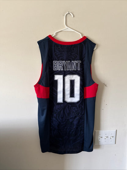 Men’s Nike Kobe Bryant #10 Team USA 2008 Beijing Olympics Jersey Sz L - RARE