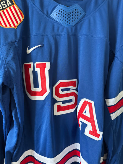 Men’s Nike Jake Guentzel #59 Team USA Hockey Jersey 2026 Olympics Sz L RARE