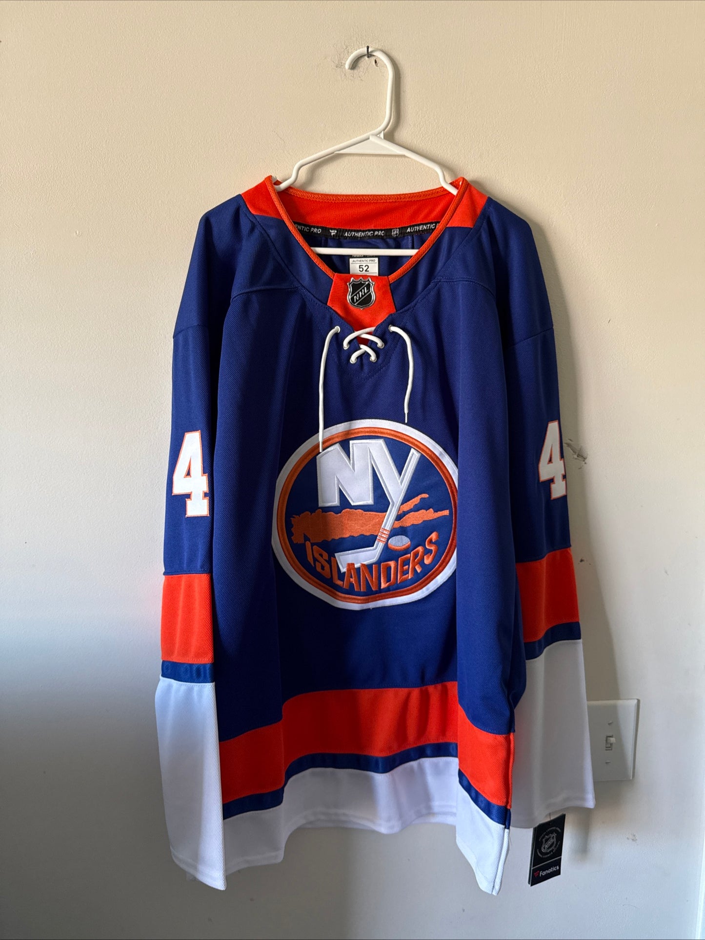 Men’s Fanatics Matthew Schaefer #48 NY Islanders NHL Jersey Sz 52 - NWT RARE