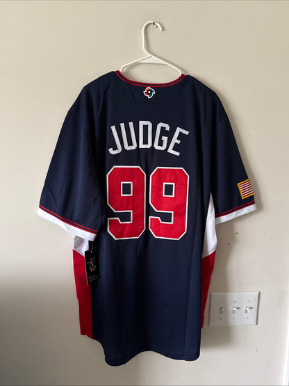 Men’s Nike Aaron Judge #99 Team USA 2026 World Baseball Classic Jersey Sz L RARE
