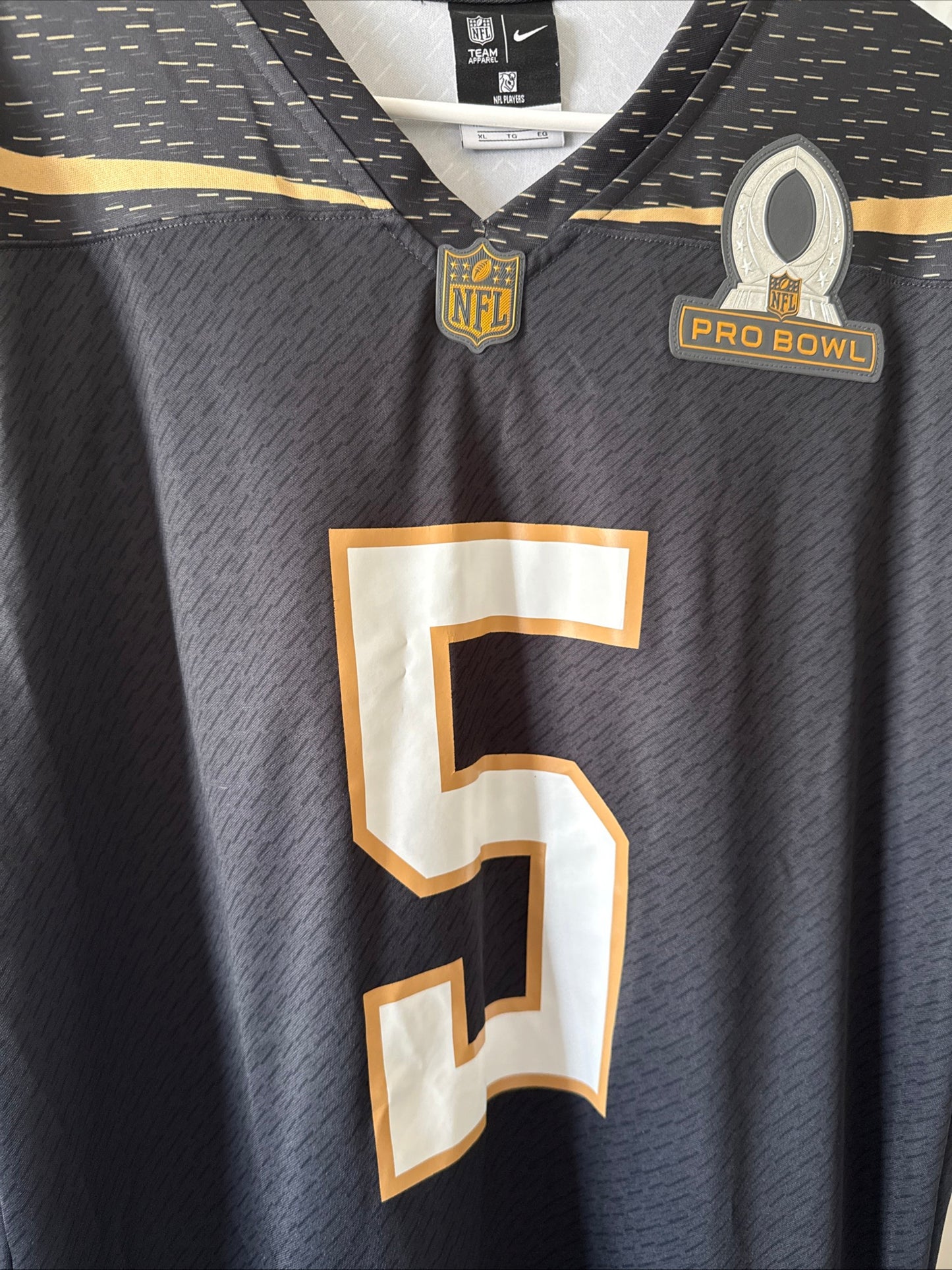 Men’s Nike Teddy Bridgewater #5 Minnesota Vikings 2016 Pro Bowl Jersey Sz XL