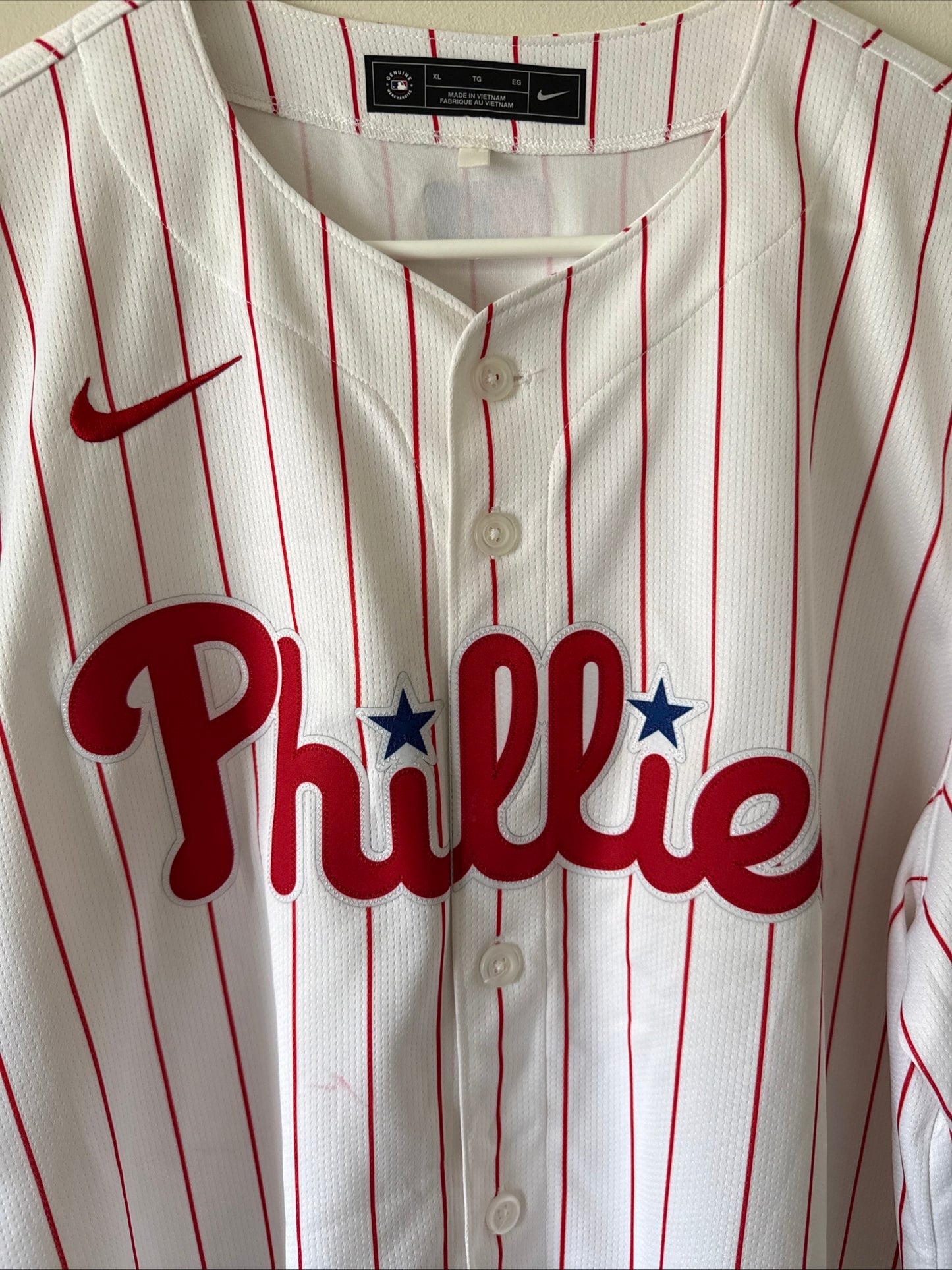 Men's Nike Trea Turner #7 Philadelphia Phillies Limited Jersey Sz XL - RARE