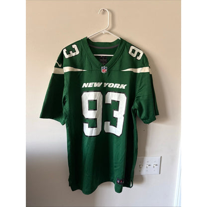 NIKE MEN’S VINTAGE NEW YORK JETS MARTY LYONS #93 JERSEY NFL SZ LARGE - GREEN