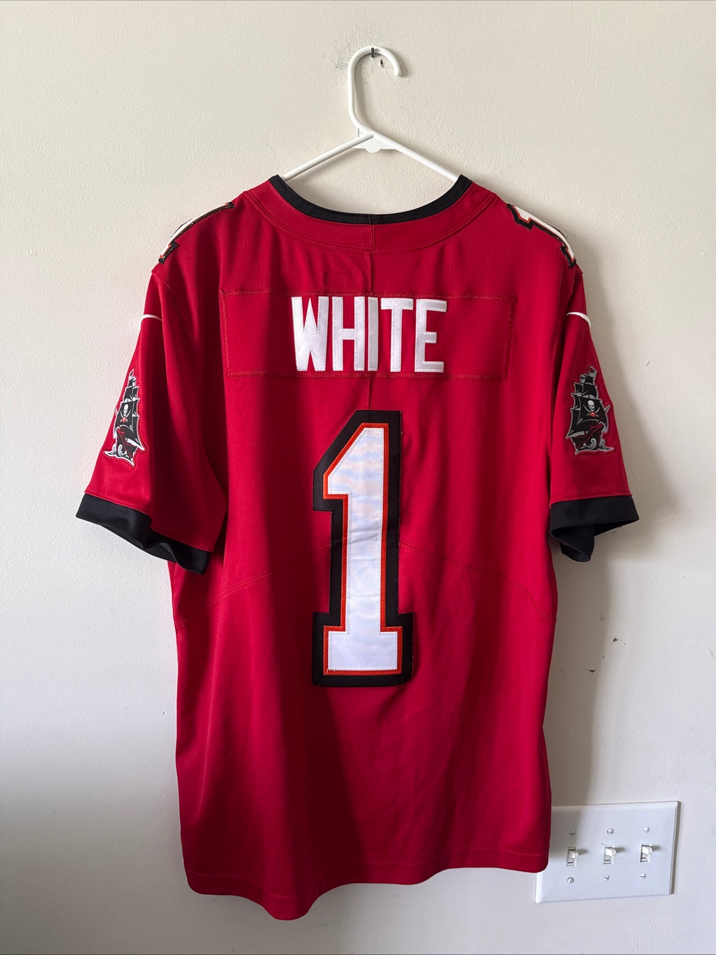 Men's Nike Rachaad White #1 TB Buccaneers Vapor Limited NFL Jersey Sz L - RARE