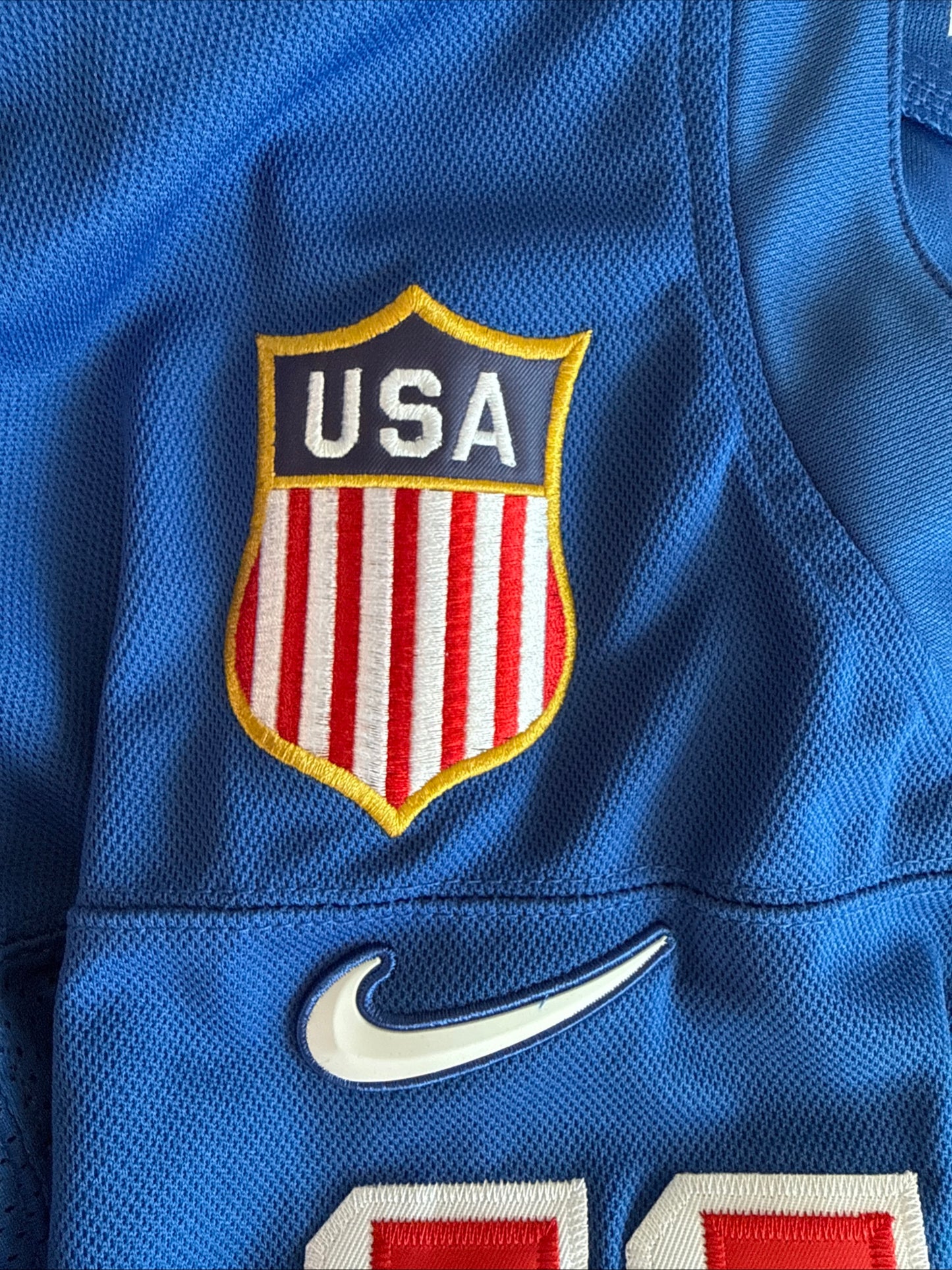 Men’s Nike Jack Hughes #86 Team USA Hockey Jersey 2026 Olympics Sz L Blue RARE