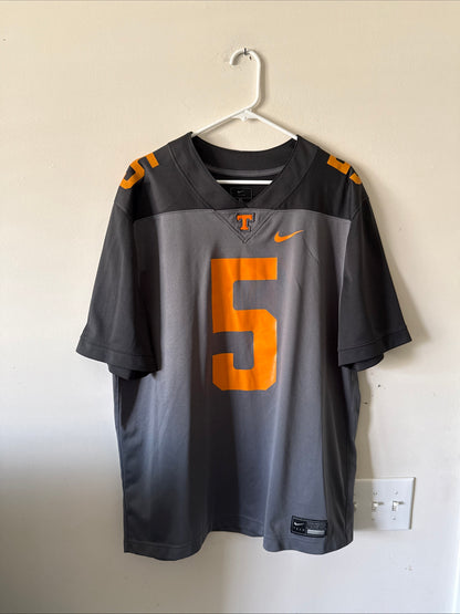 Men's Nike Hendon Hooker #5 Tennessee Volunteers Alt NCAA Jersey Sz XL - RARE