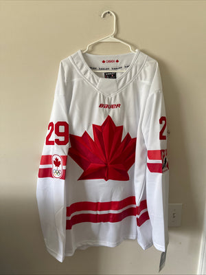 Men’s Bauer Nathan MacKinnon #29 Team Canada 2026 Winter Olympics Jersey Sz XL