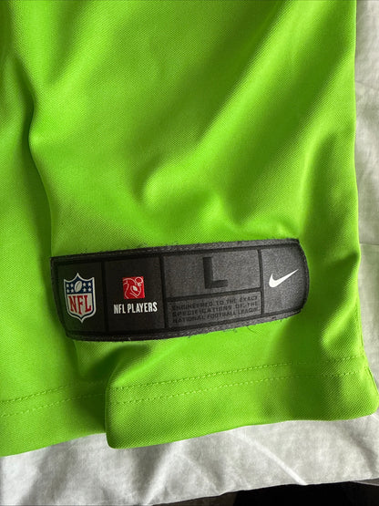 Men’s Nike Kam Chancellor #31 Seahawks Vapor Lmtd Color Rush Jersey Sz L - RARE