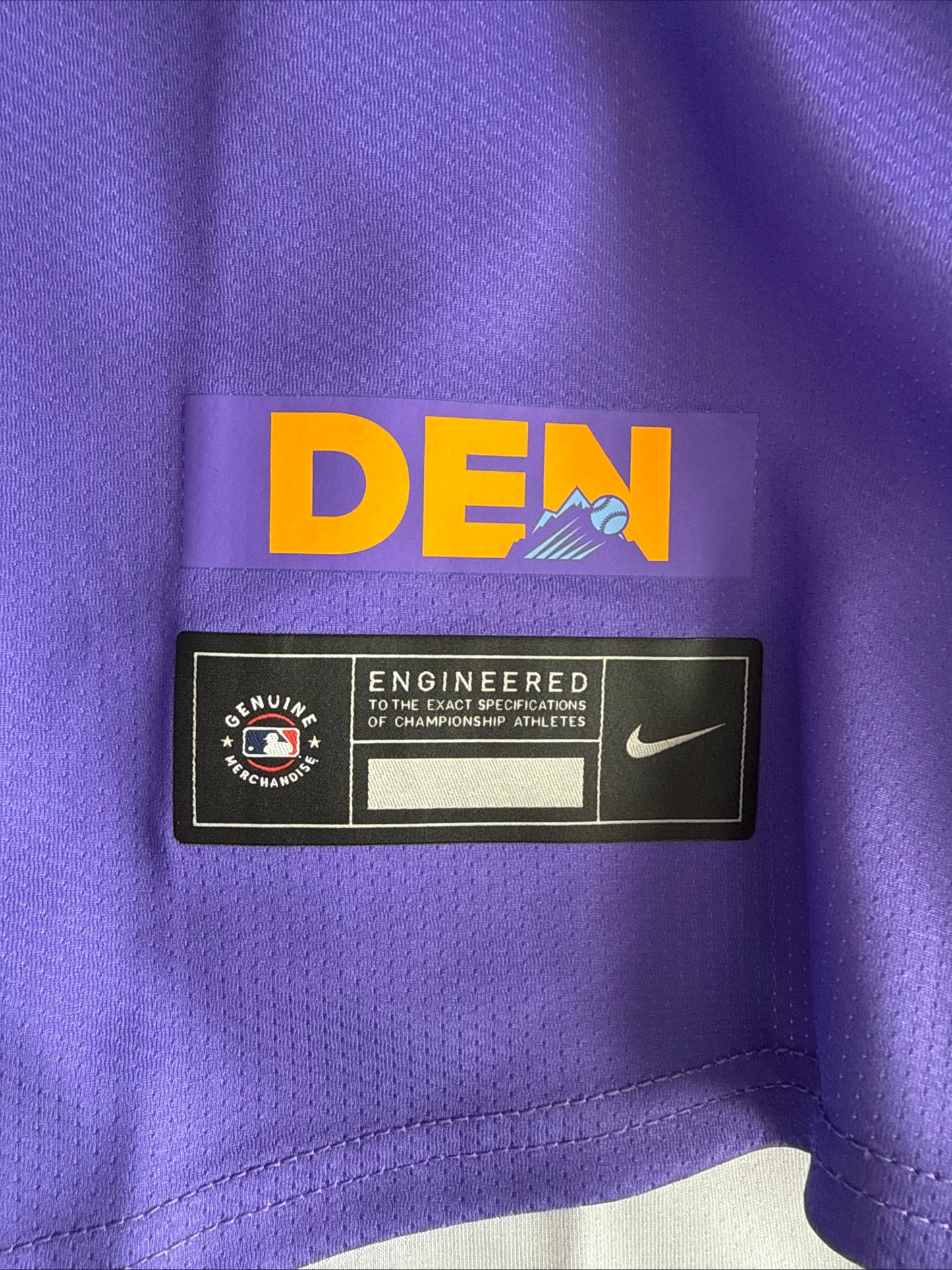 Men’s Nike Ryan McMahon #24 Colorado Rockies City Connect Limited Jersey Sz XL