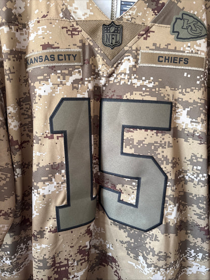 Men’s Nike Patrick Mahomes #15 Kansas City Chiefs Jersey Salute To Service Sz XL