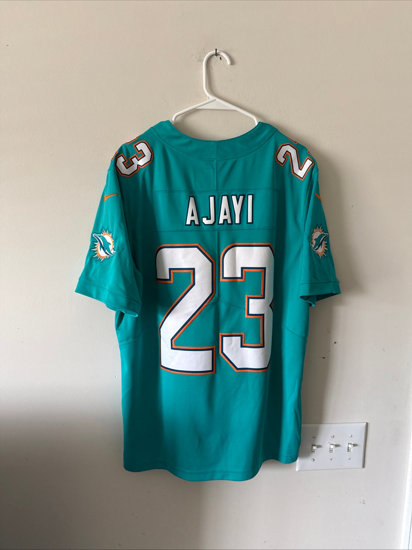 Men's Nike Jay Ajayi #23 Miami Dolphins Vapor Lmtd NFL Jersey Sz L - RARE