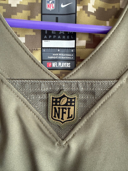 Men's Nike Josh Allen #17 Buffalo Bills Salute To Service Lmtd Jersey Sz L RARE