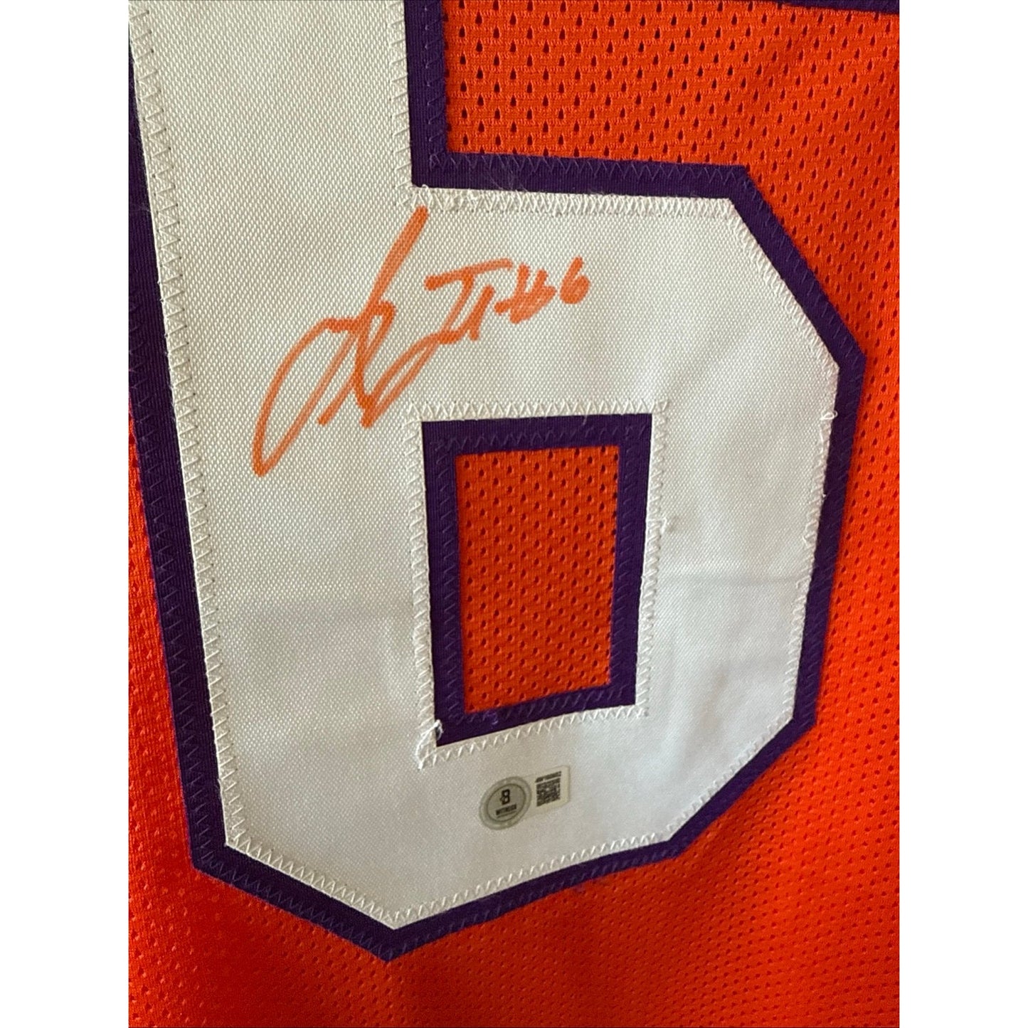 Clemson Tigers Jacoby Ford Autographed Custom Jersey - Beckett Authentication XL