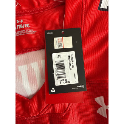 Men’s Under Armour Xavier White #14 Texas Tech Red Raiders Jersey Sz XL - NWT