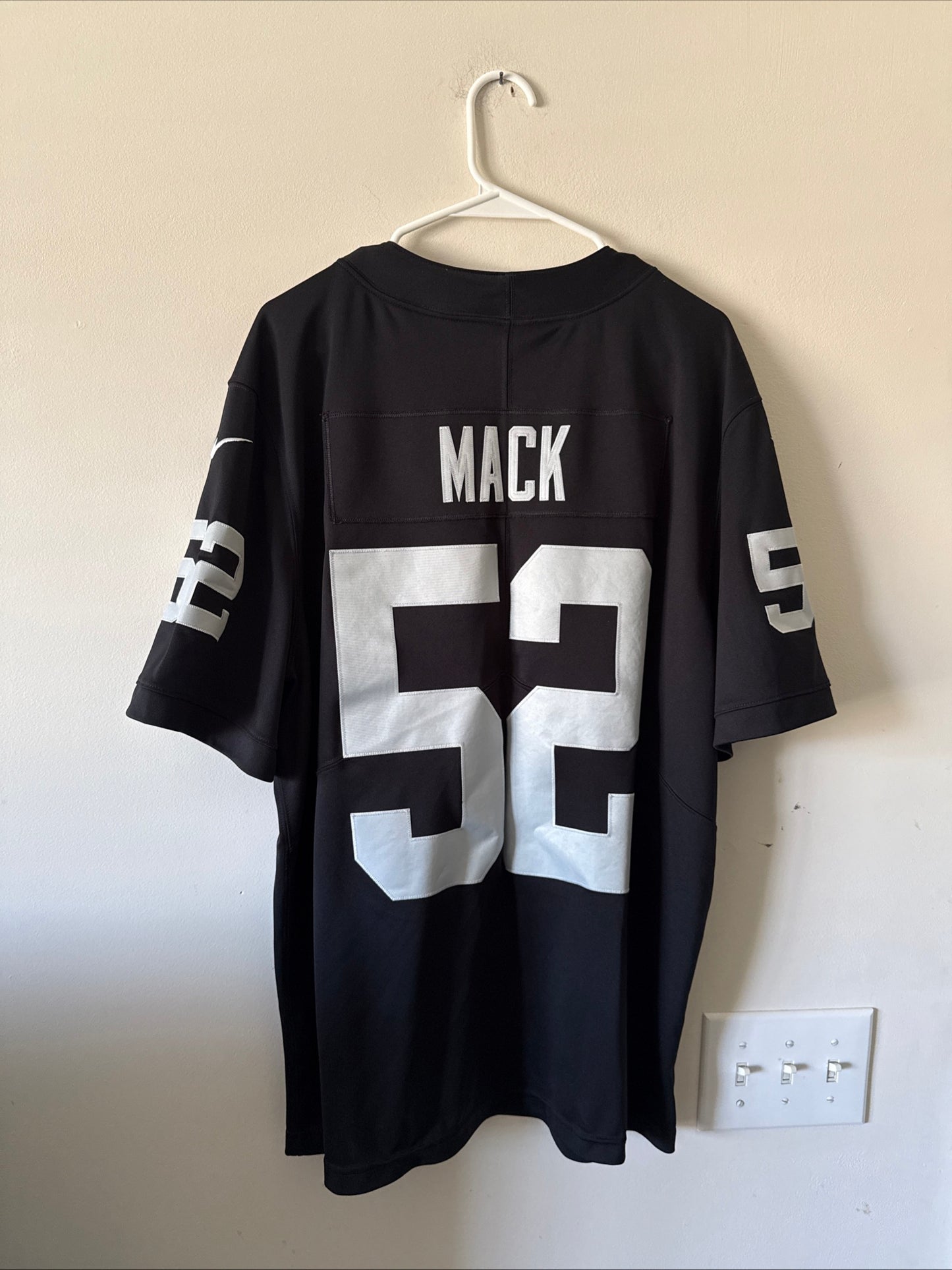 Men’s Nike Khalil Mack #52 Las Vegas Raiders Vapor Lmtd NFL Jersey Sz XL - RARE