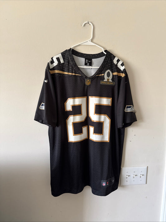 MEN'S NIKE RICHARD SHERMAN #25 SEATTLE SEAHAWKS 2016 PRO BOWL JERSEY SZ XL - RARE