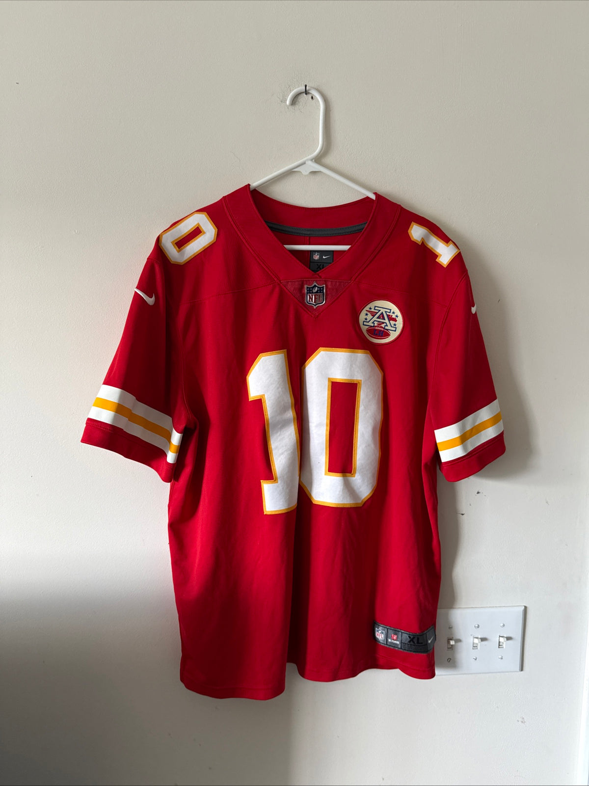 Men’s Nike Tyreek Hill #10 Kansas City Chiefs Vapor Lmtd NFL Jersey Sz XL - RARE