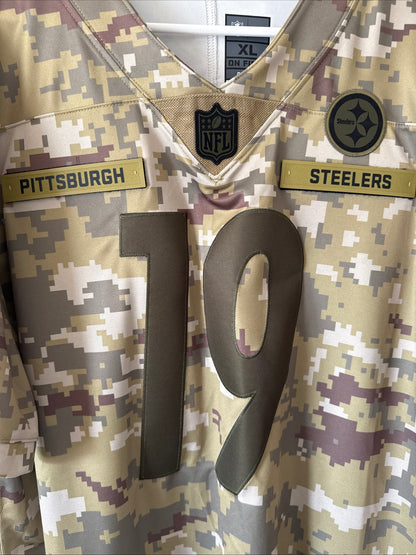 Men's Nike JuJu Smith-Schuster #19 Steelers Salute To Service Jersey  Sz XL RARE