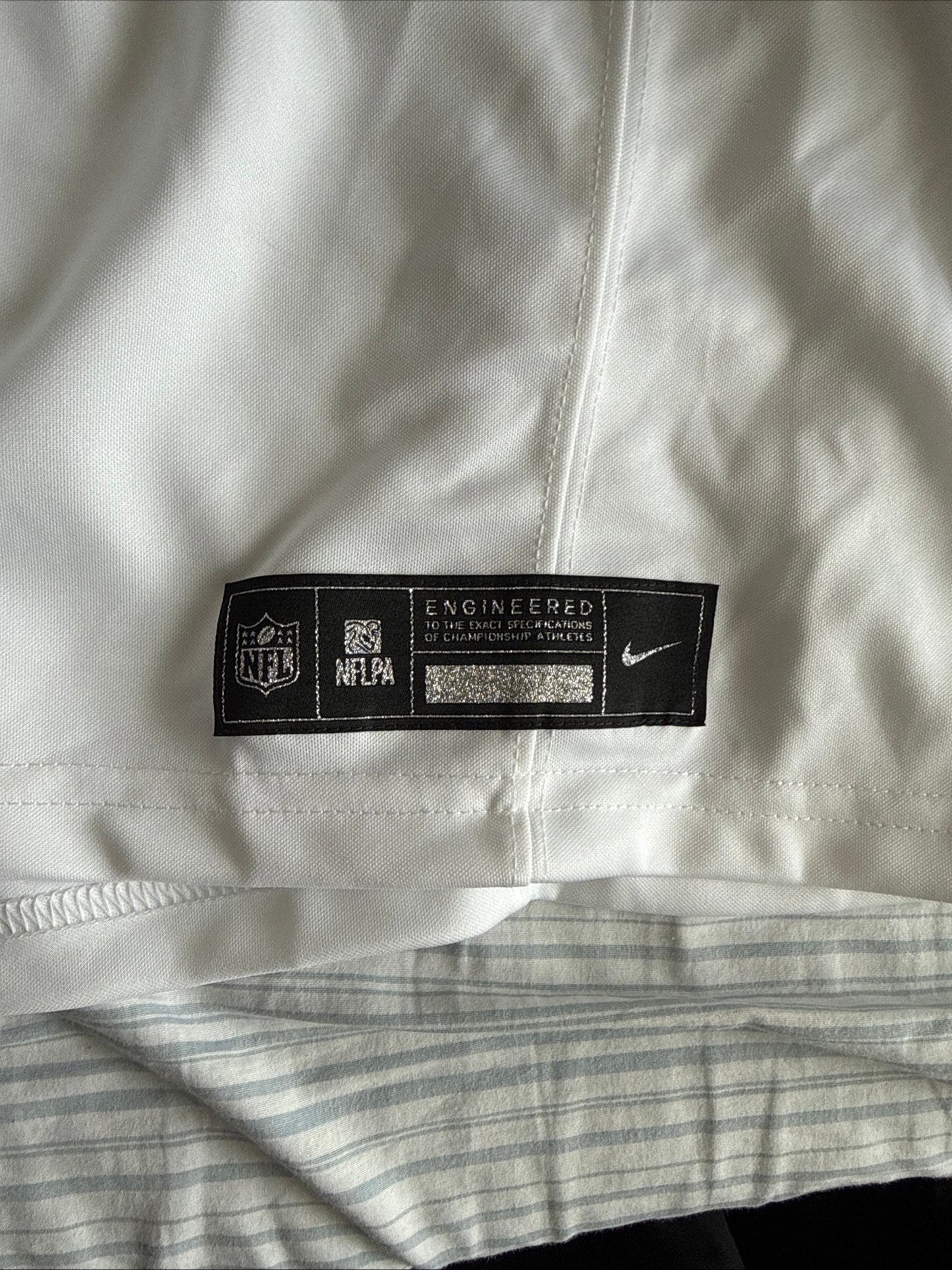 Men’s Nike NFL 2026 Super Bowl LX #60 Vapor Lmtd White Jersey Sz L - NWT RARE
