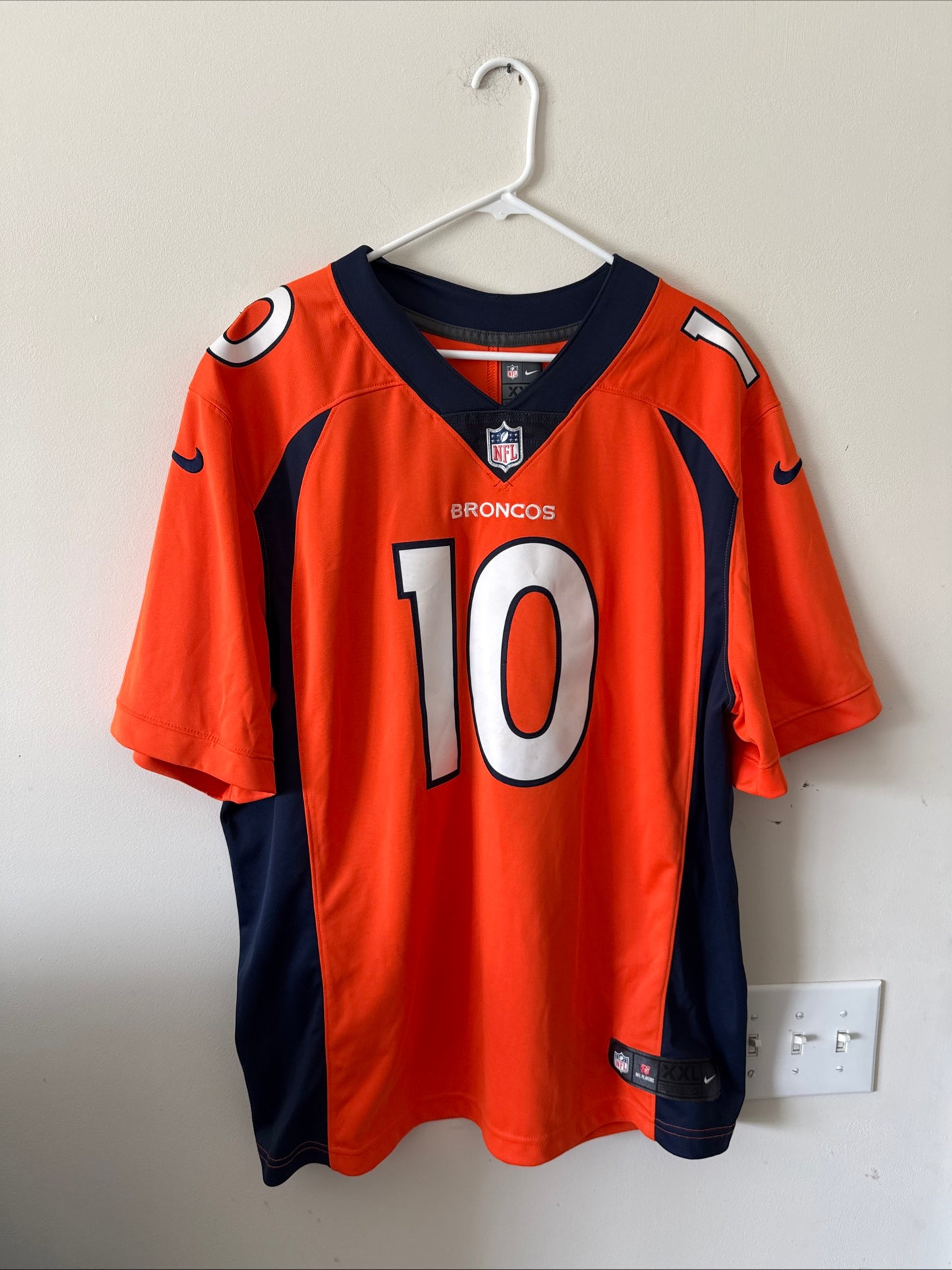 Men’s Nike Emmanuel Sanders #10 Denver Broncos Vapor Lmtd Jersey Sz 2XL - RARE