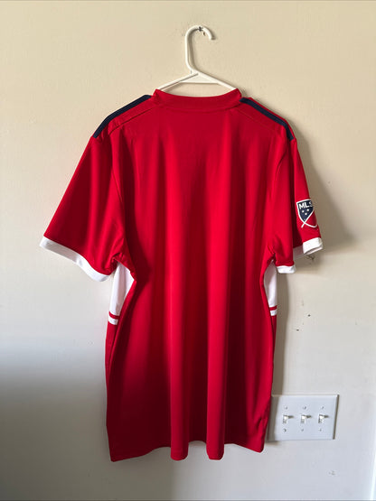 MEN’S ADIDAS CHICAGO FIRE 2018/19 HOME SOCCER JERSEY SZ XL - RED NWT RARE