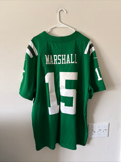 Men’s Nike Brandon Marshall #15 New York Jets Vapor Limited Jersey Sz 2XL - RARE
