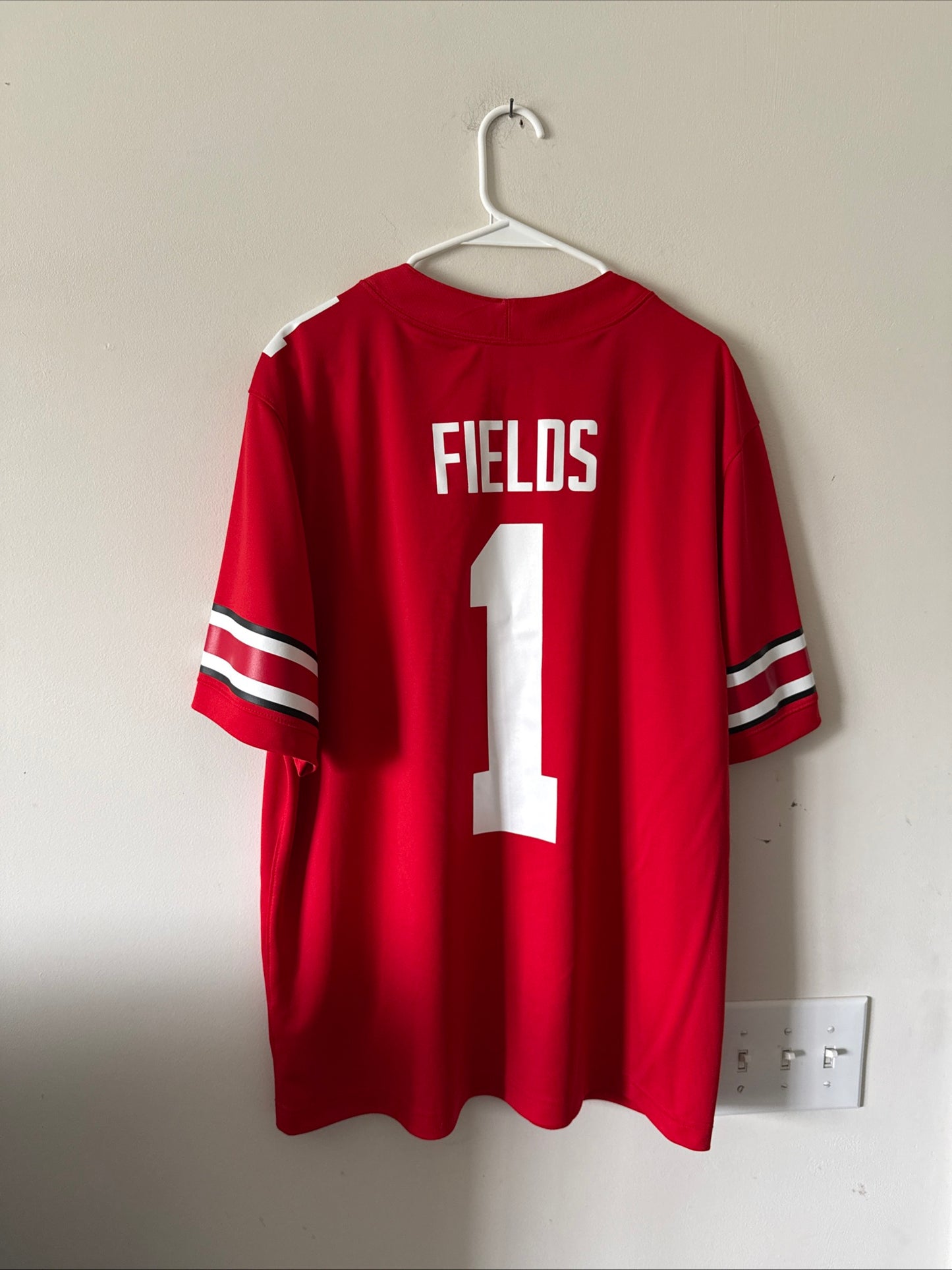 Men’s Nike Justin Fields #1 Ohio State Buckeyes Limited NCAA Jersey Sz XL - RARE