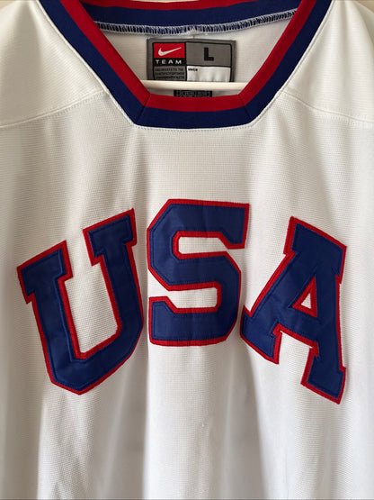 MEN’S NIKE PATRICK KANE #88 TEAM USA 2010 WINTER OLYMPICS JERSEY SZ L - RARE